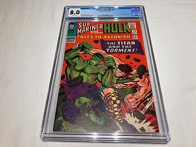 Buy Tales To Astonish 79 CGC 8.0 VF Silver Age White Pages Hulk Hercules Sub-Mariner • 145.46£