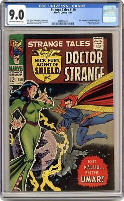 Buy Strange Tales #150 CGC 9.0 1966 4111708009 • 455.28£