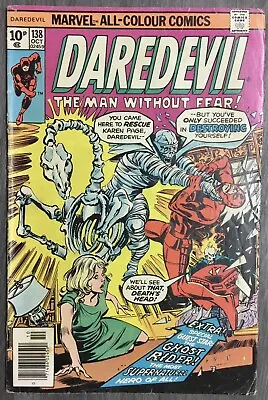 Buy Daredevil No. #138 October 1976 Marvel Comics VG/G 1st App. Smasher • 10£