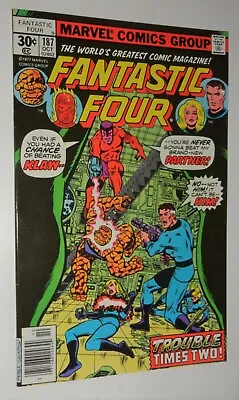 Buy Fantastic Four #187 George Perez Classic  Klaw  Nm 9.2/9.4 1977 • 30.75£