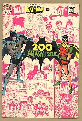 Buy Batman 200 (VG) Joker, Penguin, Scarecrow! Neal Adams, Bob Kane 1968 DC W668 • 33.11£