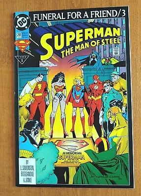 Buy Superman The Man Of Steel #20 - DC Comics 1st Print • 6.99£