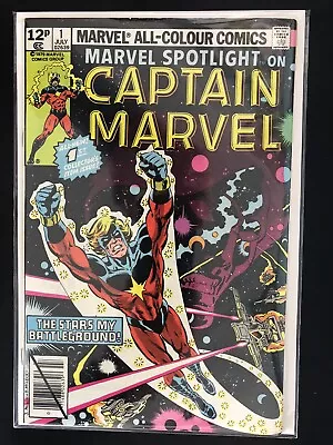 Buy MARVEL SPOTLIGHT CAPTAIN MARVEL 1. Marvel Comics 1979 Great Condition • 20£