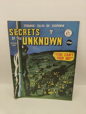 Buy Secrets Of The Unknown 156 Mystery Tales  You Can't Find Me  Vintage Comic Book • 6.50£