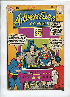 Buy Adventure Comics #275 (4.5) Origin Of Superman And Batman Team • 32.14£