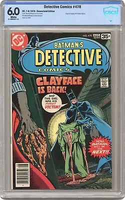 Buy Detective Comics #478 CBCS 6.0 Newsstand 1978 21-3B8C92F-141 • 27.66£