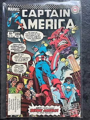 Buy Captain America #289 Marvel - Modok / Red Skull (Good Condition) 1984 • 6£