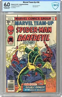 Buy Marvel Team-Up #56 CBCS Graded 6.0 Spider-Man & Daredevil V Electro Marvel Comic • 22.92£
