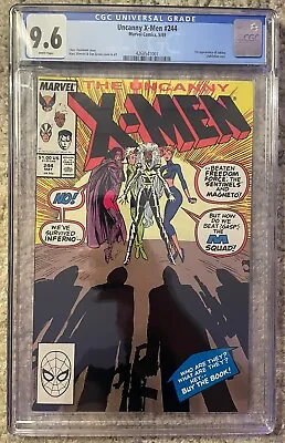 Buy Marvel THE UNCANNY X-MEN #244 May 1989 CGC 9.6 NM+ 1st Jubilee • 69.99£