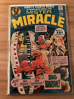 Buy Mister Miracle #4 (1971) Jack Kirby 1st Appearance Big Barda -- 7.0 VF/FN • 79.94£