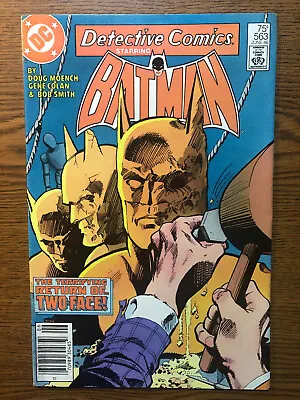 Buy Detective Comics #563 DC Comics 1986 Batman Vs Two-Face FN Newsstand • 8£