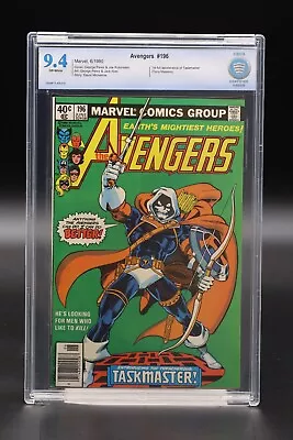 Buy Avengers (1963) #196 Newsstand CBCS 9.4 Blue Label OW Pages 1st Full Taskmaster • 120.37£