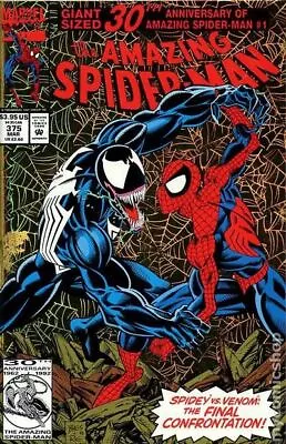 Buy Amazing Spider-Man #375D Direct Variant VG+ 4.5 1993 Stock Image Low Grade • 8.30£