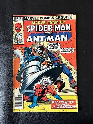 Buy Marvel Team-Up #103 (Marvel 1980) Spider-Man + ANT-MAN Vs Taskmaster! • 7.90£
