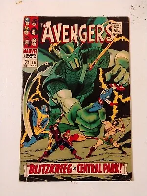Buy Avengers #45 1967 Marvel Comics Hercules Joins Super Adaptoid Fine Very Fine  • 22.39£