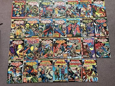 Buy The Tomb Of Dracula Lot 55 Comics - 1972 - 1978 See Description For Issue Number • 350£