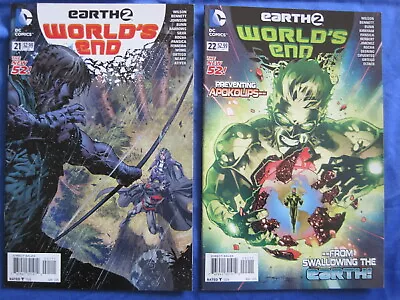 Buy EARTH 2 : WORLD'S END, 2013 DC New 52 Series, #s 21,22,23,24,25,26. Great Covers • 12.99£