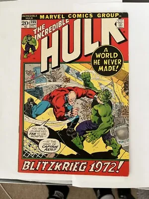 Buy The Incredible Hulk 155 Mid - High Grade 1972 • 25£
