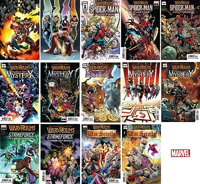 Buy WAR OF THE REALMS Marvel SPIDER-MAN LEAGUE JOURNEY MYSTERY SCROLLS #1 2 3 4 5 • 3.89£
