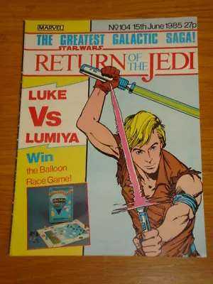 Buy Star Wars Return Of The Jedi #104 June 15 1985 British Weekly Comic • 5.99£