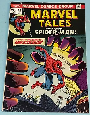 Buy Marvel Tales 50 Fine+ 1974 Amazing Spider-Man 67 Mysterio • 3.99£