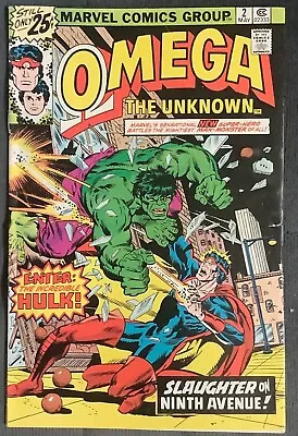 Buy Omega The Unknown #2 (1976, Marvel) Incredible Hulk Appearance. VF- • 5.93£