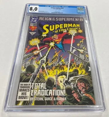 Buy Action Comics Issue #690 DC Comics 1993 CGC Graded 8.0 Comic Book • 67.01£