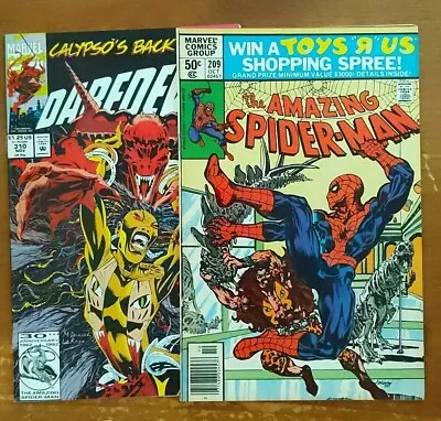Buy Amazing Spiderman 209 1980 (1st Calypso) Newstand + Her 1st Cover Appearance   • 22.39£