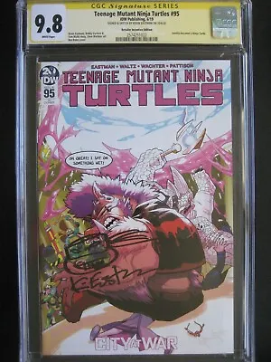 Buy Teenage Mutant Ninja Turtles #95 CGC 9.8 WP SS **Signed & Sketch Kevin Eastman** • 182.47£