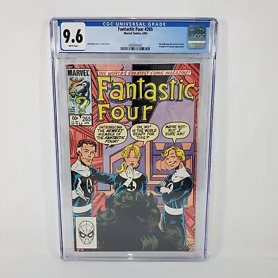 Buy FANTASTIC FOUR #265 CGC 9.6 With White Pages She-Hulk Joins John Byrne • 53.15£