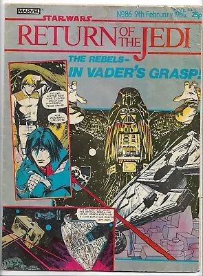Buy Star Wars Return Of The Jedi #86 Weekly VG (1985) Marvel Comics UK • 3.25£