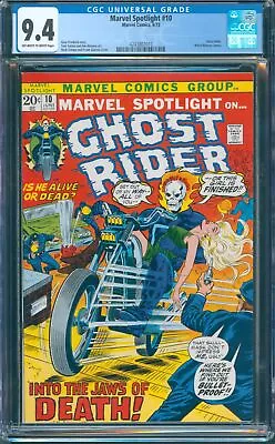 Buy Marvel Spotlight #10 CGC 9.4 (NM) Early Ghost Rider • 181.83£