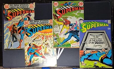 Buy Superman #213, 254, 255 & 256  • 19.71£