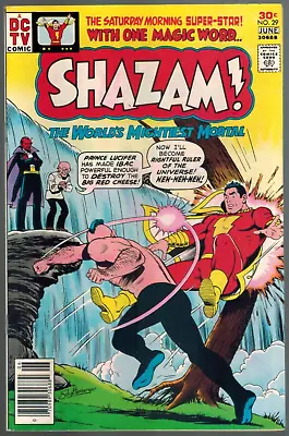 Buy SHAZAM! 29 Captain Marvel Vs Sivana , IBAC, Prince Lucifer 1977  VF-  DC Comic • 7.08£