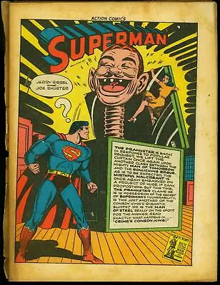 Buy Action Comics #57 1943- Superman- Prankster- Congo Bill Reading Copy • 222.17£