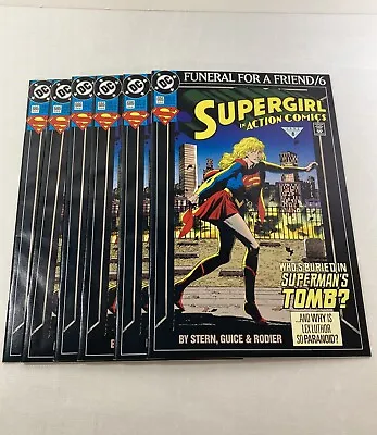 Buy DC Comics Supergirl In Action Comics #686 Lot Of 6 Funeral For A Friend/6  • 6.60£
