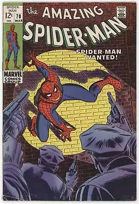 Buy Amazing Spider-Man 70 Marvel 1969 VG Kingpin Vanessa Fisk Spotlight Stan Lee • 60.04£