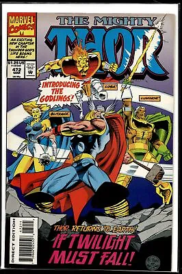 Buy 1994 Mighty Thor #472 1st Godlings Marvel Comic • 6.35£