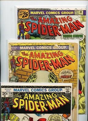 Buy The Amazing Spiderman #116, #142, And #157 Marvel Comics Lot Of 3 Books • 35.75£