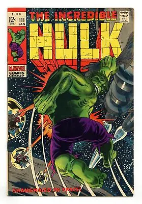 Buy Incredible Hulk #111 VG+ 4.5 1969 • 25.28£