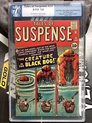 Buy Tales Of Suspense #23  Pgx 7.0 Not Cgc Kirby Cover! Ditko Art! • 159.90£