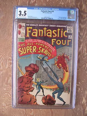 Buy Fantastic Four #18 CGC 3.5  Origin And 1st Appearance Of Super Skrull • 434.83£