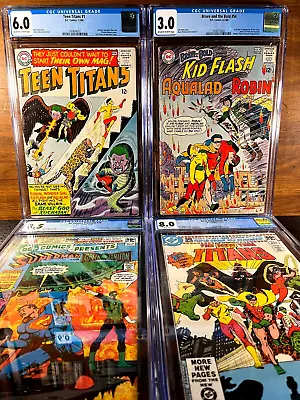 Buy First Appearance TEEN TITANS Brave & The Bold 54 DC Comics Presents 26 CGC Lot 1 • 1,541.68£
