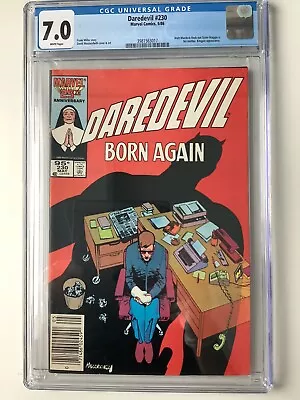 Buy Daredevil #230 May 1986 CGC 7.0 Marvel Comic Book • 43.97£
