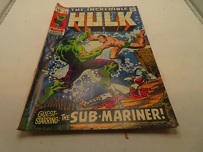 Buy Incredible Hulk  #118 -   The Sub-Mariner    One Owner  Aug 1969 • 55.94£