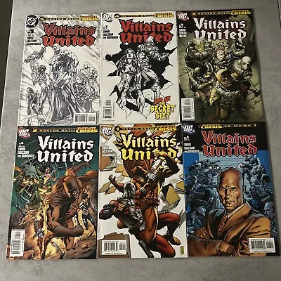Buy 2005 “Villains United” #1-6 1,2,3,4,5,6 Complete Set DC Comics Infinite Crisis • 8£