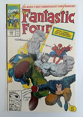 Buy 1991 Fantastic Four 348 VF/NM.Art Adams Cover.First Cover App.The NEW F4.Marvel  • 34.34£
