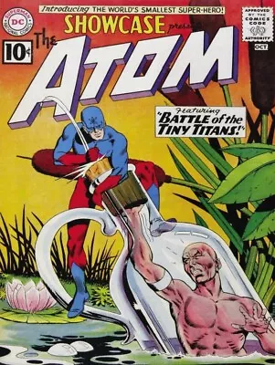 Buy DC Comics Showcase #34 Featuring The Atom NEW Sign 18x24  USA STEEL XL Size • 71.03£