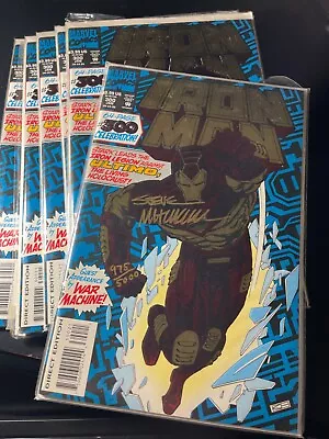Buy Dealer Lot Of 8- IRON MAN# 300 MARVEL (7)+1 Signed Mitchell COA Nm 24hr Shipping • 43.97£