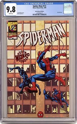 Buy Spider-Man Wizard 1/2 1B Red Foil Variant CGC 9.8 1998 4022948017 • 115.51£